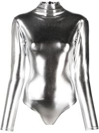 Atu Body Couture mock-neck long-sleeved Bodysuit - at Farfetch