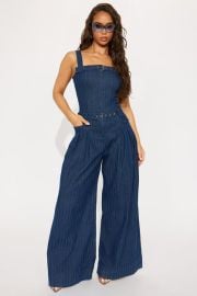 Aubrey Denim Jumpsuit - Dark Wash Fashion Nova at Fashion Nova