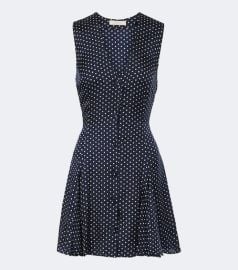 Aubrey polka dot silk-blend minidress at Mytheresa