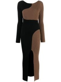 Aura colour-block maxi dress at Farfetch