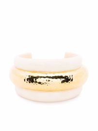 Aurelie Bidermann Nazca hammered-effect Cuff Gold at Farfetch