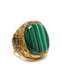 Aurelie Bidermann crystal-embellished Signet Ring Gold at Farfetch