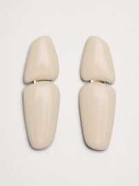 Aureus Argent Shapes Double Tab Earrings at Banana Republic