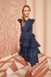 Aurore Dress - Midnight Ulla Johnson at Ulla Johnson