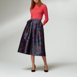 Aurorie Floral Print Skirt by L.K. Bennett at L.K. Bennett