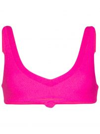 Austin knot-front bikini top at Farfetch