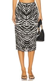 Auteur Studio Perle Skirt In Zebra Print at Revolve