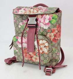 Authentic GUCCI Brown GG and Bloom PVC Canvas Backpack Bag 59918 eBay at eBay