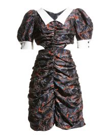 Autumn Adeigbo Jovanna Floral Brocade Dress at Neiman Marcus