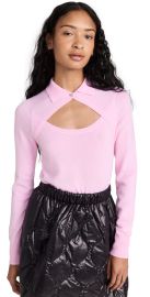 Autumn Cashmere Cut Away Cashmere Polo Sweater at Shopbop