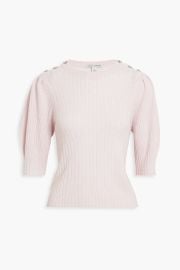 Autumn Cashmere Embellished ribbed cashmere blend sweater at The Outnet