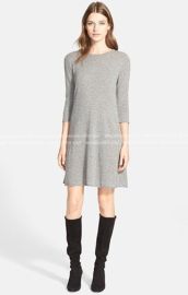 Autumn Cashmere Exposed Seam Cashmere Swing Dress at Nordstrom