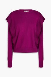 Autumn Cashmere Ruffled cashmere sweater at The Outnet