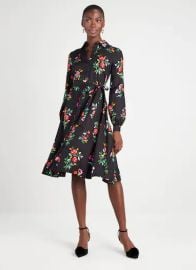 Autumn Floral Silk Blend Shirtdress Kate Spade New York at Kate Spade