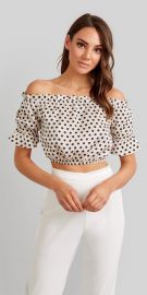 Ava Spot Top by Kookai at Kookai