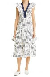 Avaleen Polka Dot Ruffle Dress at Nordstrom