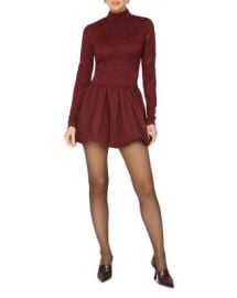 Avec Les Filles Bubble Hem Mini Dress Bloomingdale39s at Bloomingdales