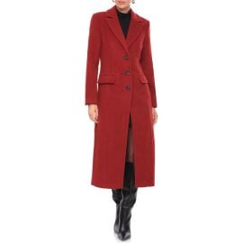 Avec Les Filles Cutaway Tailored Maxi Coat at Nordstrom