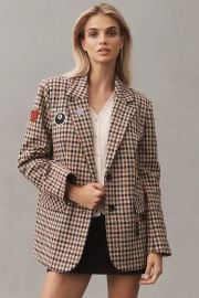 Avec Les Filles Patchwork Blazer at Anthropologie