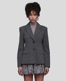 Avec Les Filles Pinstripe Long-Sleeve Blazer - Macyx27s at Macys