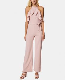 Avec Les Filles Ruffled Halter Jumpsuit   Reviews - Pants   Leggings - Women - Macy s at Macys