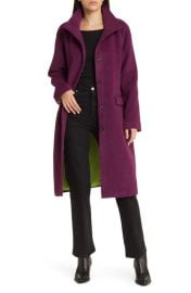 Avec Les Filles Single Breasted Wool Blend Coat at Nordstrom