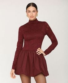 Avec Les Filles Women39s Bubble Hem Mini Dress - Macy39s at Macys