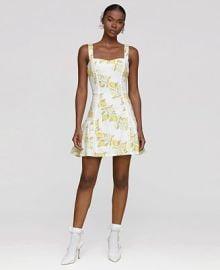 Avec Les Filles Womens Printed Sleeveless Mini Dress - Macys at Macys