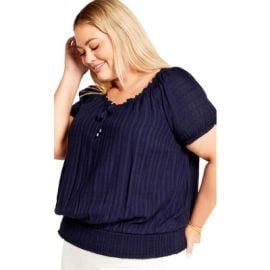 Avenue Oceana Top - 2224 Navy Target at Target