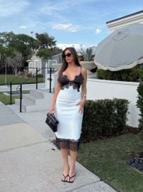 Averie Lace Bandage Midi Dress Fashion Nova at Fashion Nova