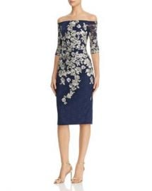 Avery G Embroidered-Lace Midi Dress Women - Bloomingdale s at Bloomingdales