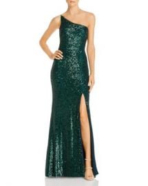 Avery G One-Shoulder Sequin Gown Women - Bloomingdale s at Bloomingdales