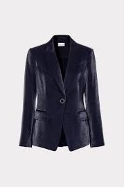 Avery Glaze Blazer in Midnight at Milly