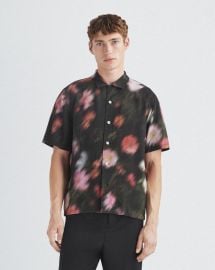 Avery Printed Viscose Shirt - BlackFloral rag amp bone at Rag & Bone