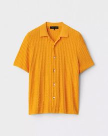 Avery Short Sleeved Ribbed Shirt by Rag Bone at Rag and Bone