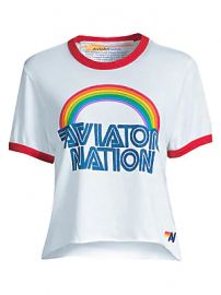 Aviator Nation - Mountain Wave Boyfriend Tee at Saks Fifth Avenue