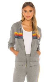 Aviator Nation 5 Stripe Zip Hoodie at Revolve