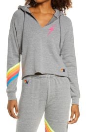 Aviator Nation Bolt Chevron Hoodie at Nordstrom