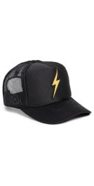 Aviator Nation Bolt Vintage Low Rise Trucker Hat Black One Size at Shopbop