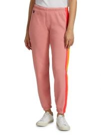 Aviator Nation Five Stripe Sweatpants  SaksFifthAvenue at Saks Fifth Avenue