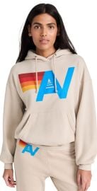 Aviator Nation Relaxed Pullover Hoodie Sand S at Shopbop