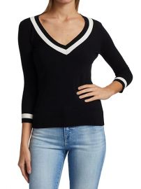 Axelle V-Neck Knit Top at Saks Fifth Avenue