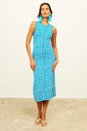 Axon Sleeveless Knit Midi Dress by SIMONMILLER X RTR Rent the Runway at Rent the Runway