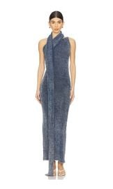 Aya Muse Han Dress In Denim at Revolve