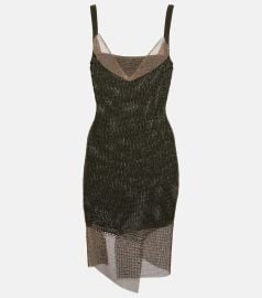 Aya Muse Mesome mesh trimmed minidress at Mytheresa