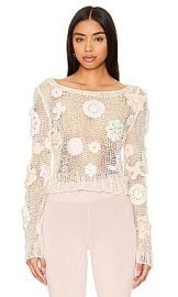 Ayni Undone Sweater In Ivory at Revolve