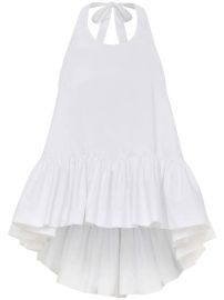 Azeeza Winston poplin halterneck top at Farfetch