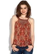 Aztec Macrame Tank by Lucky Brand at Lucky Brand