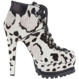 Azzedine Alaia Leopard Boots at Saks Fifth Avenue