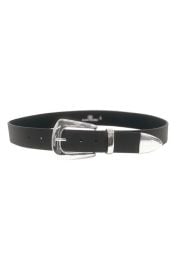 B-Low the Belt Jordana Leather Belt in Black/Silver Size Medium at Nordstrom